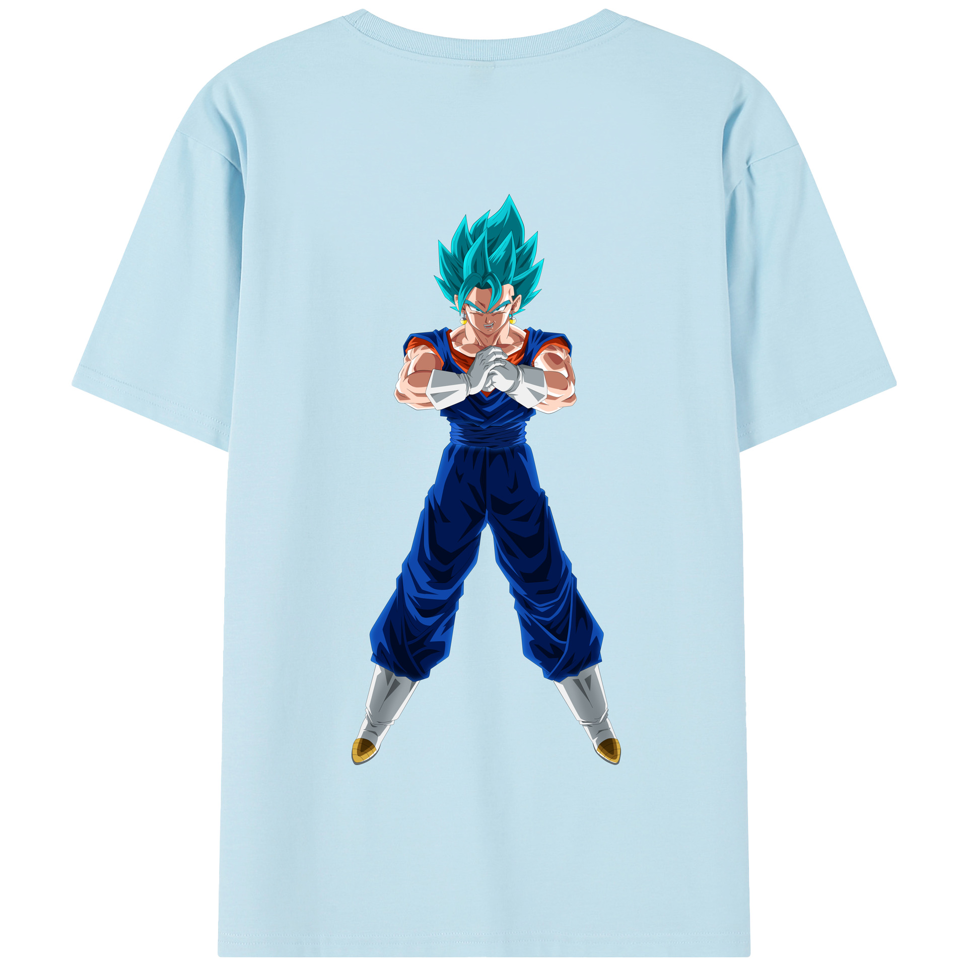 （画像用） ドラゴンボール ベジット DRAGON BALL Vegetto 綿100％半袖Tシャツ（背面プリント）
